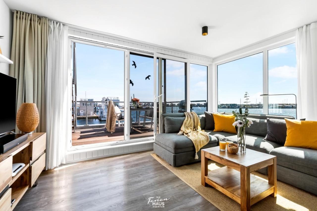Вилла Schwimmendes Haus Aloha Ольпениц Экстерьер фото