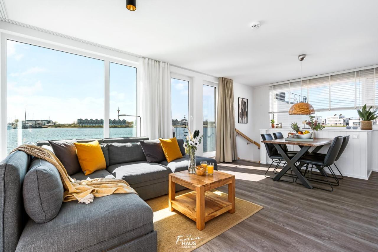 Вилла Schwimmendes Haus Aloha Ольпениц Экстерьер фото