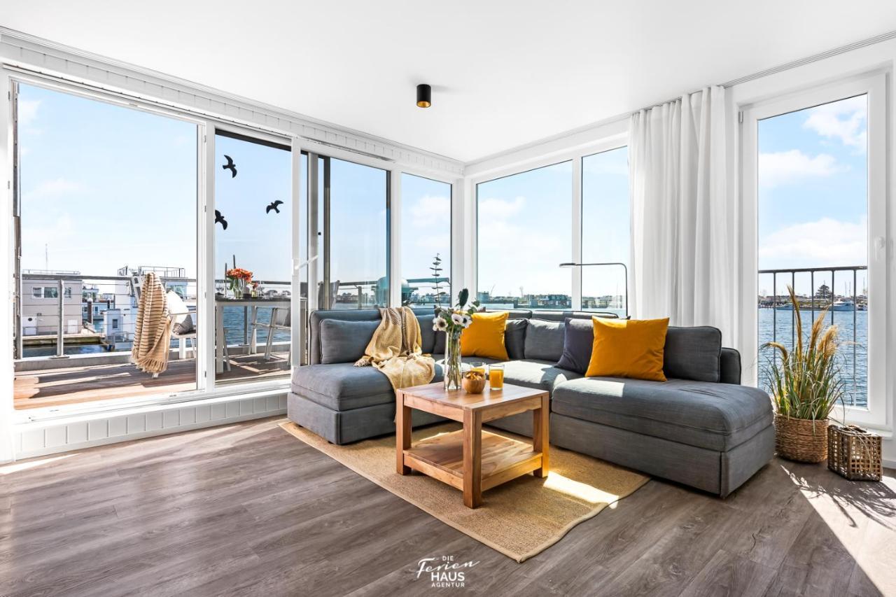 Вилла Schwimmendes Haus Aloha Ольпениц Экстерьер фото