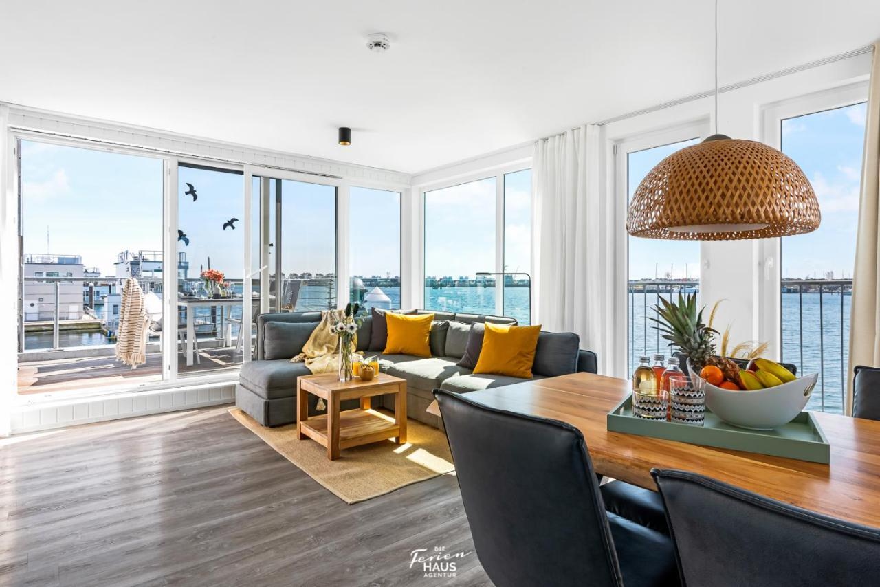 Вилла Schwimmendes Haus Aloha Ольпениц Экстерьер фото