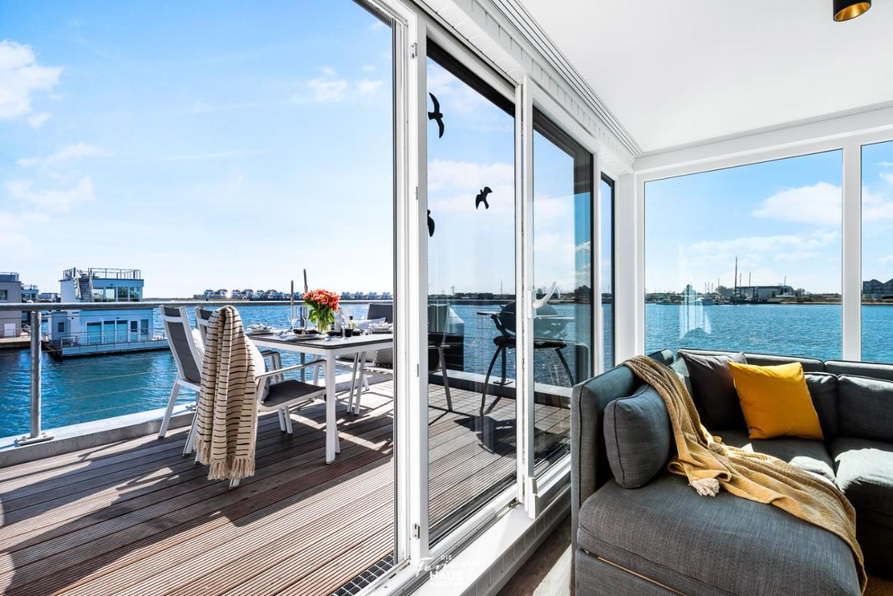 Вилла Schwimmendes Haus Aloha Ольпениц Экстерьер фото