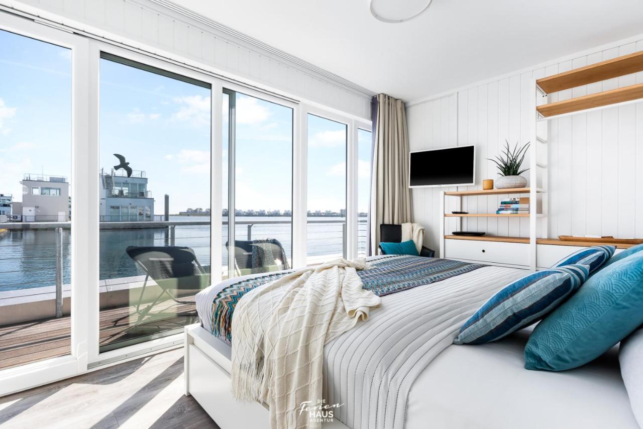 Вилла Schwimmendes Haus Aloha Ольпениц Экстерьер фото