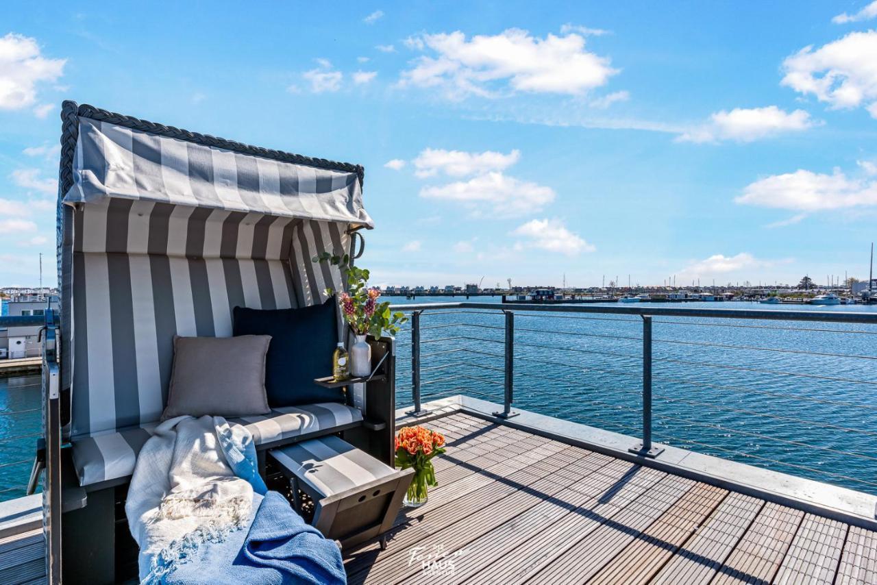 Вилла Schwimmendes Haus Aloha Ольпениц Экстерьер фото