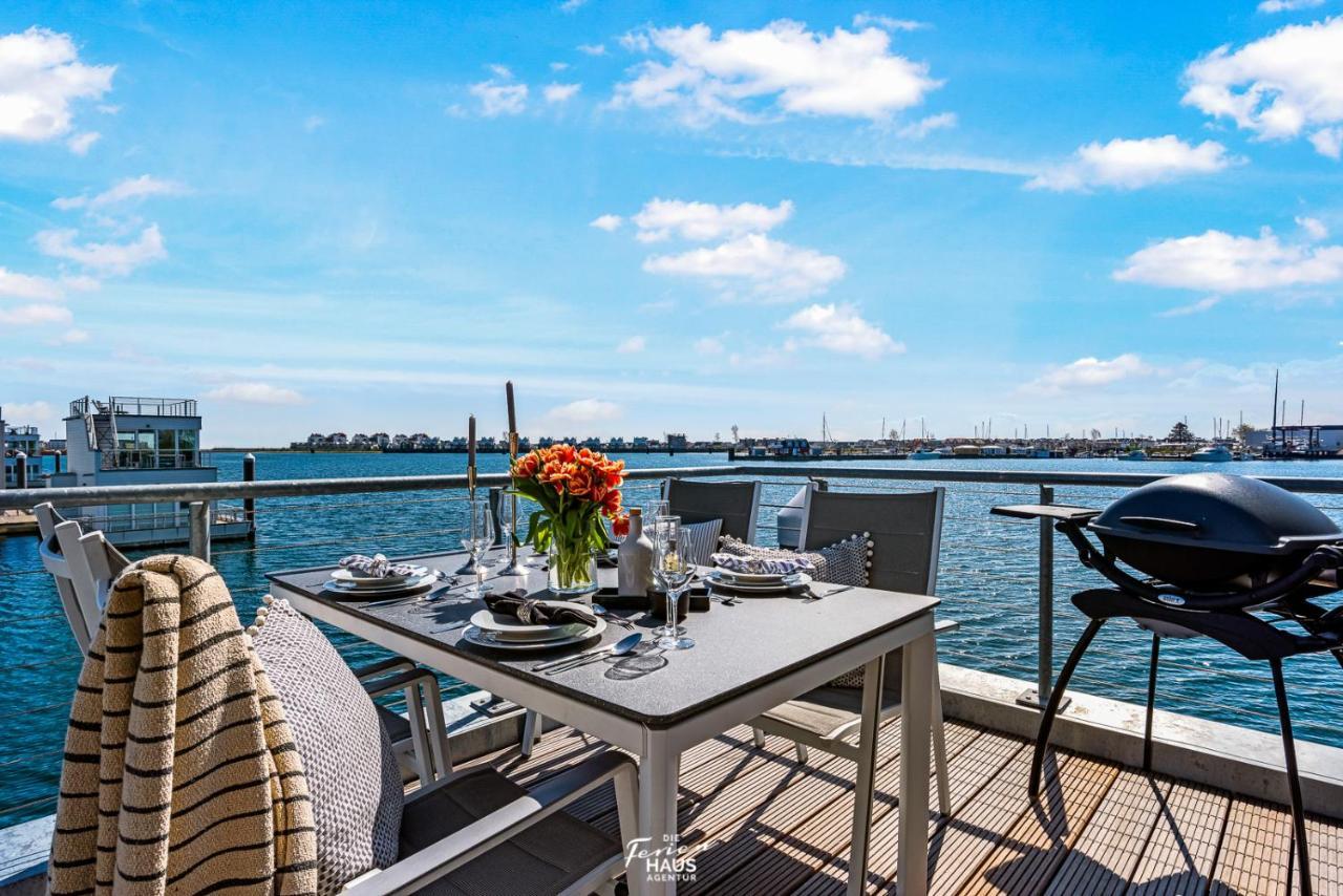 Вилла Schwimmendes Haus Aloha Ольпениц Экстерьер фото